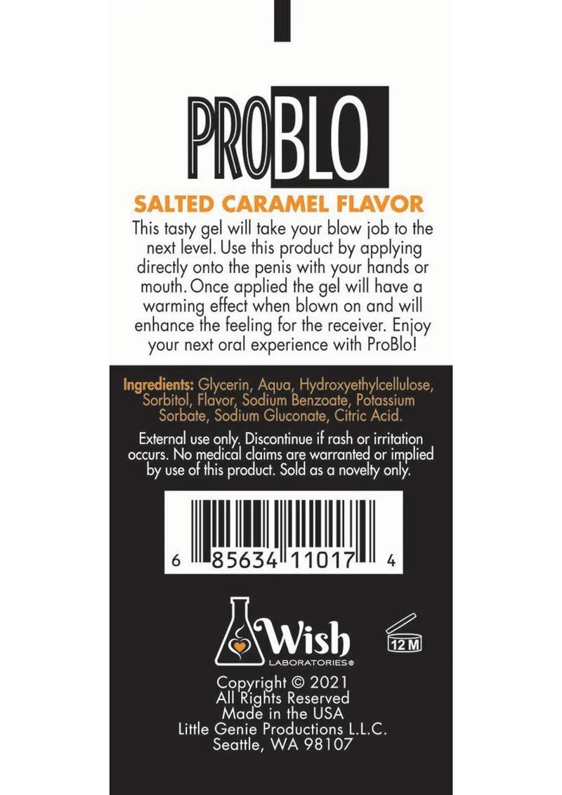ProBlo Oral Pleasure Gel With Salted Caramel Flavor - Image 2