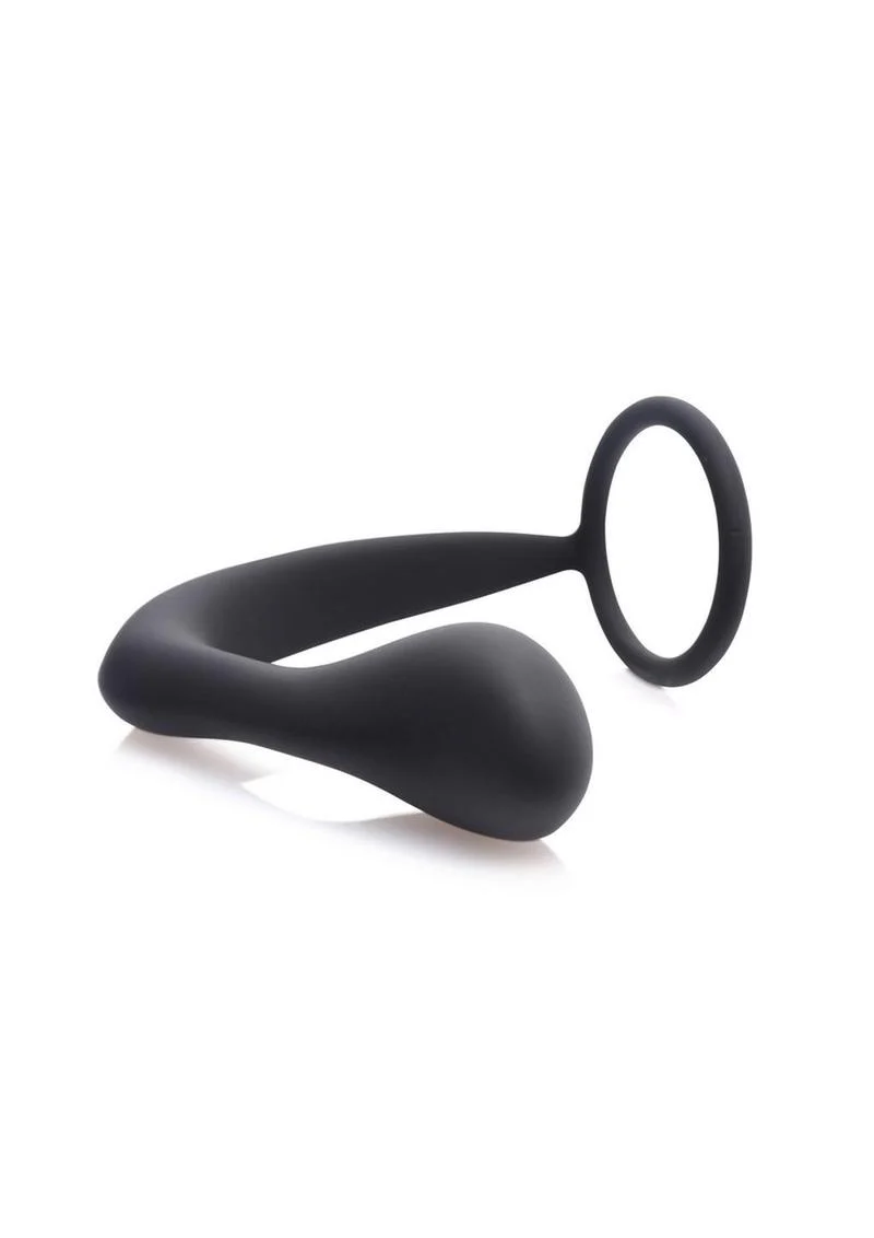 Prostatic Play Explorer II Silicone Prostate Stimulator + Cock Ring - Image 2
