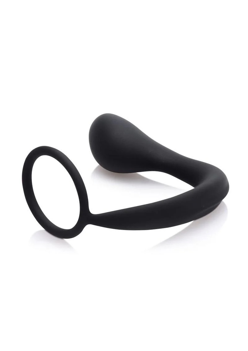 Prostatic Play Explorer II Silicone Prostate Stimulator + Cock Ring - Image 3