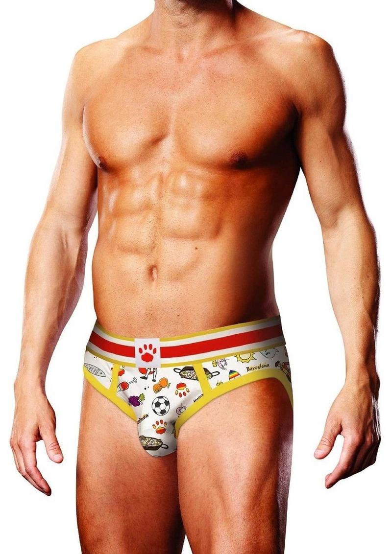 Prowler Barcelona Brief Small White Multicolor Men’s Brief Underwear - Image 6