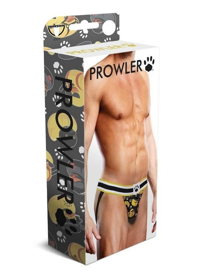 Prowler BDSM Rubber Ducks Men’s Jockstrap Underwear Black Yellow - Image 4
