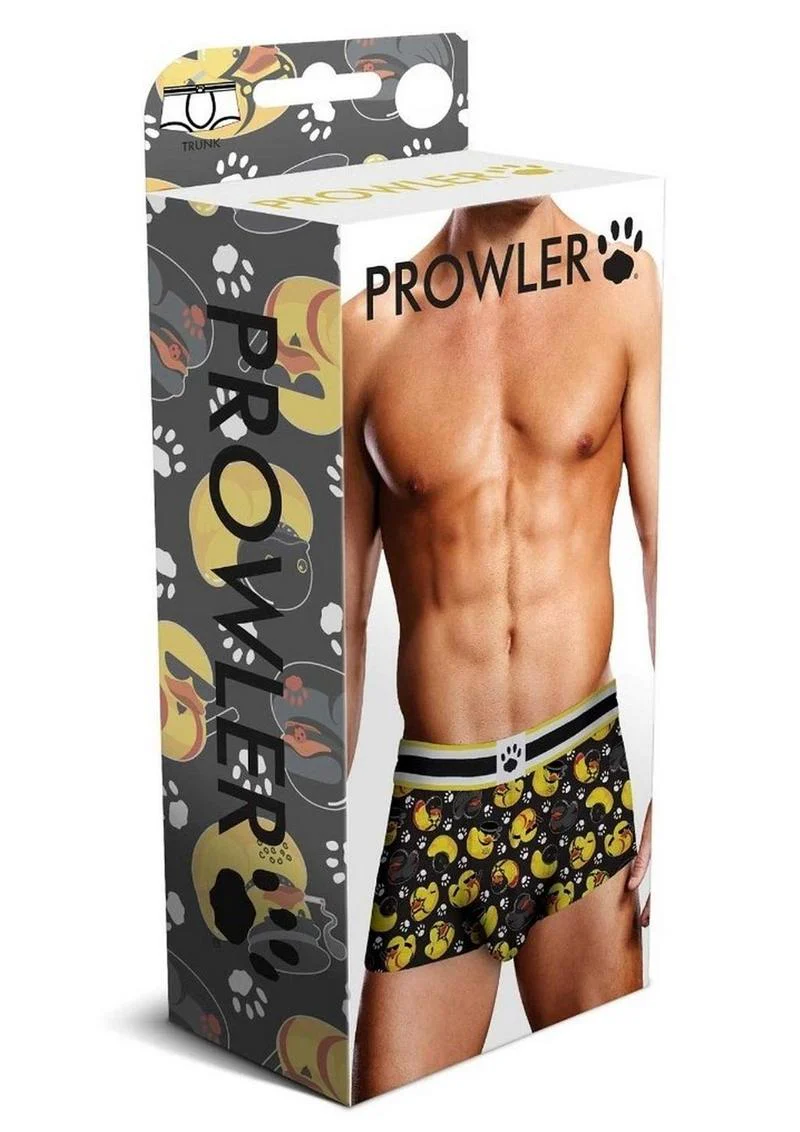 Prowler BDSM Rubber Ducks Men’s Trunk Underwear Black Yellow - Image 3