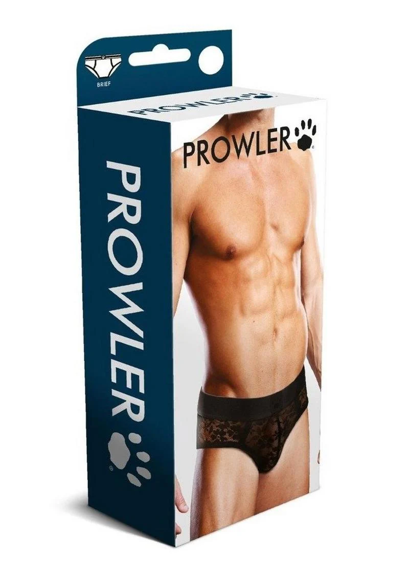 Prowler Black Lace Brief Sexy Sheer Men’s Underwear - Image 7