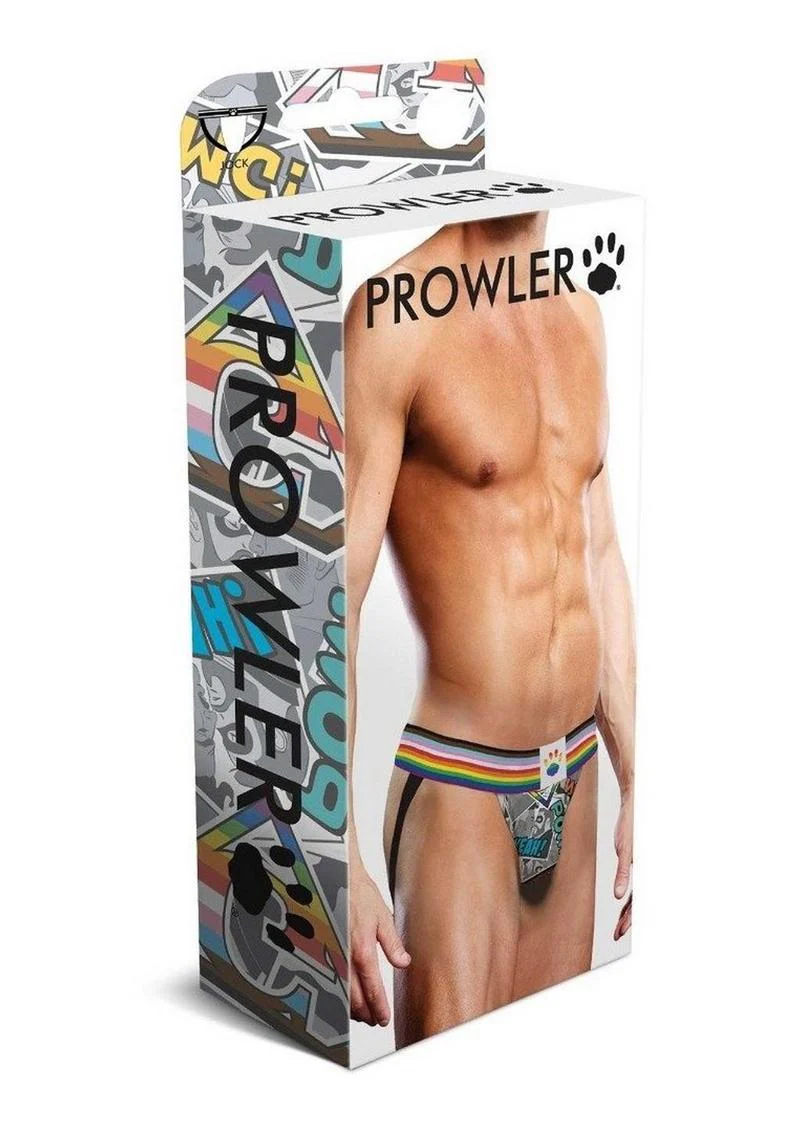 Prowler Comic Book Jockstrap Grey Pride Print - Image 7