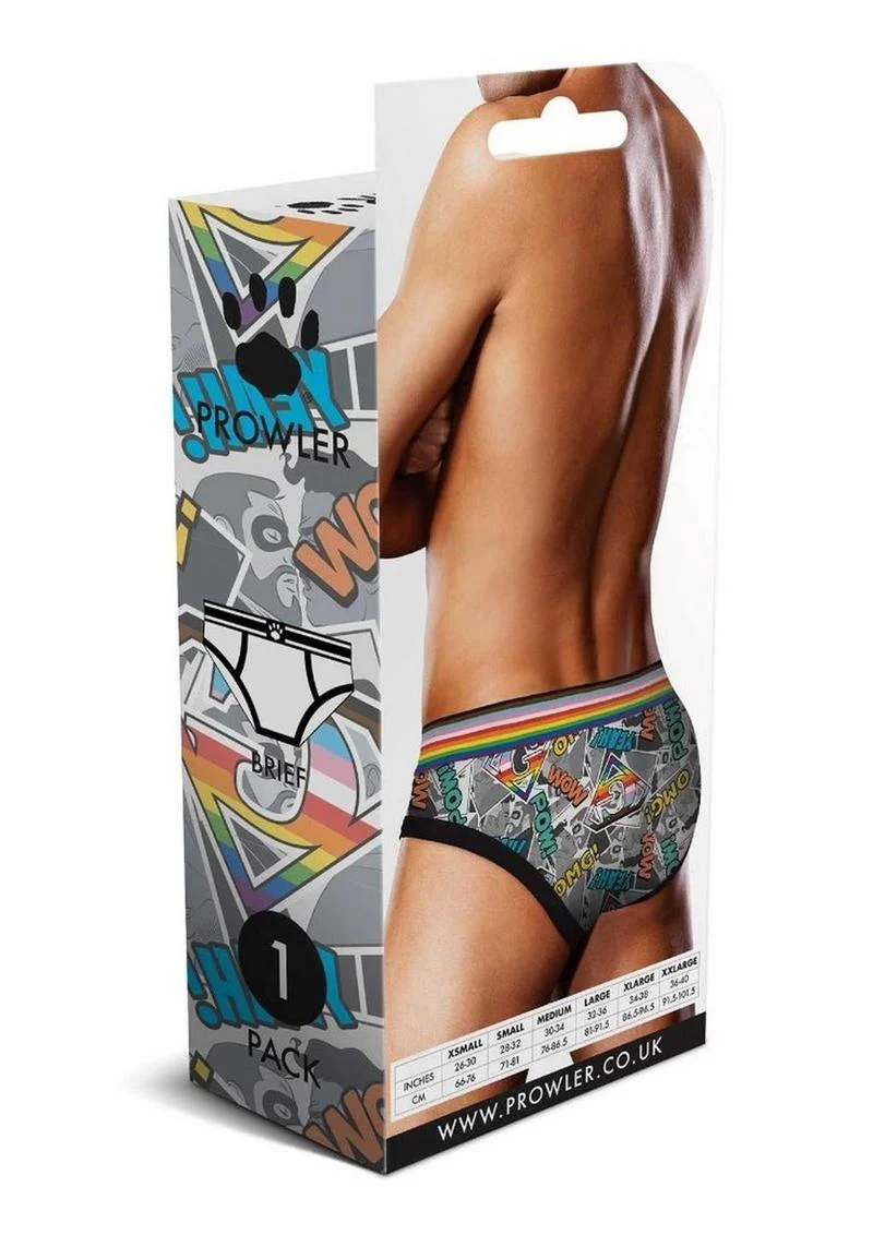 Prowler Comic Book Menâs Brief Vibrant Graphic Underwear - Image 8