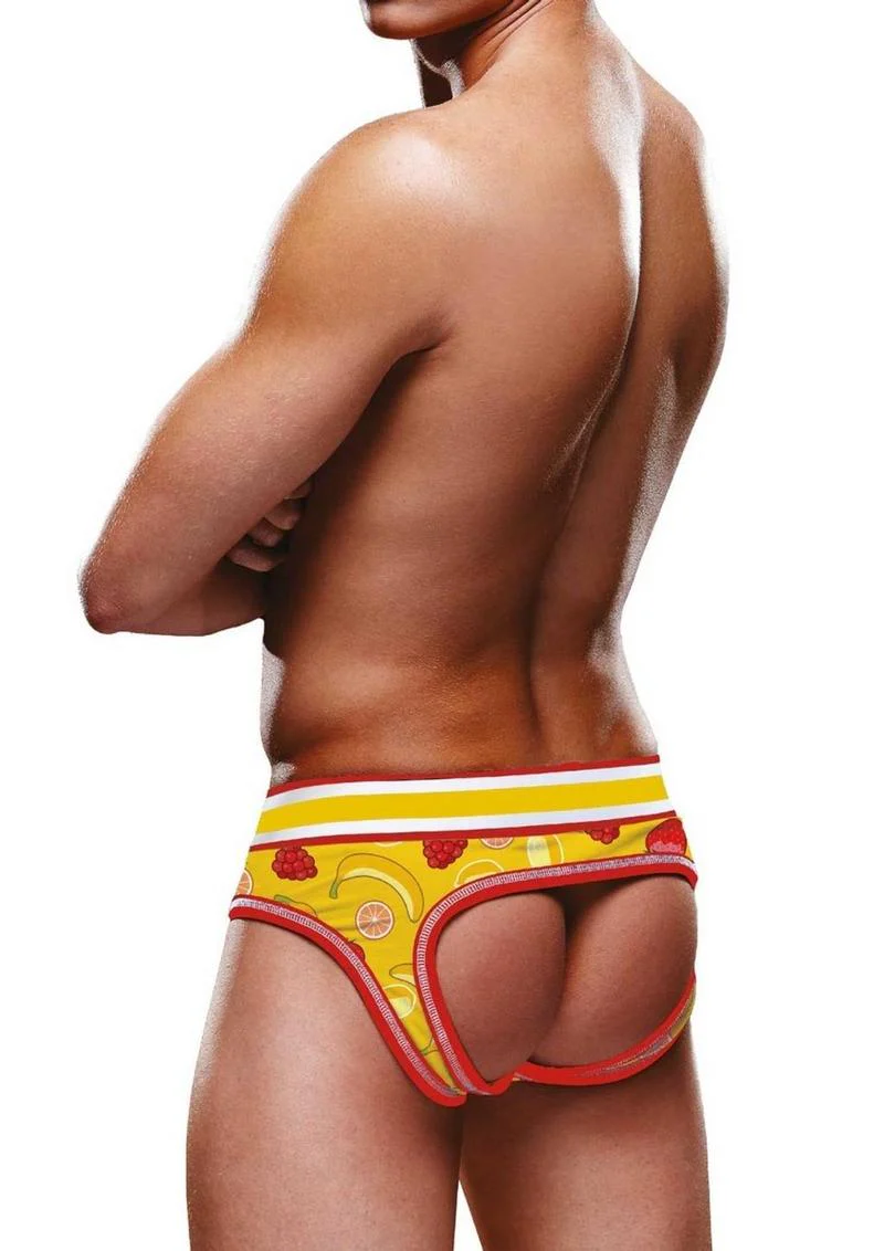 Prowler Fruits Men’s Open Brief Underwear Yellow Playful Comfort - Image 2