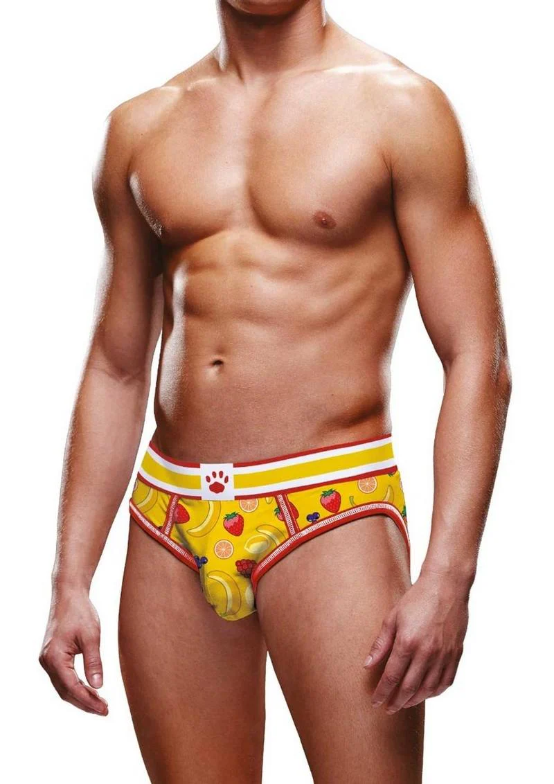 Prowler Fruits Men’s Open Brief Underwear Yellow Playful Comfort - Image 5