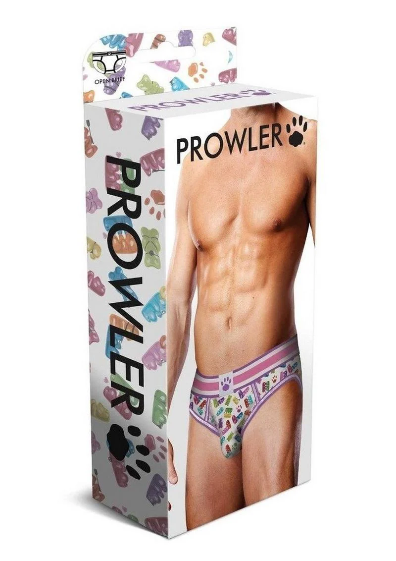 Prowler Gummy Bears Men’s Open Brief Underwear White Multicolor - Image 4