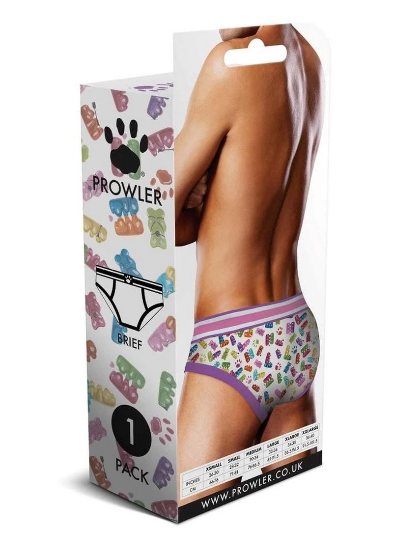 Prowler Gummy Print Bears Brief - Image 3
