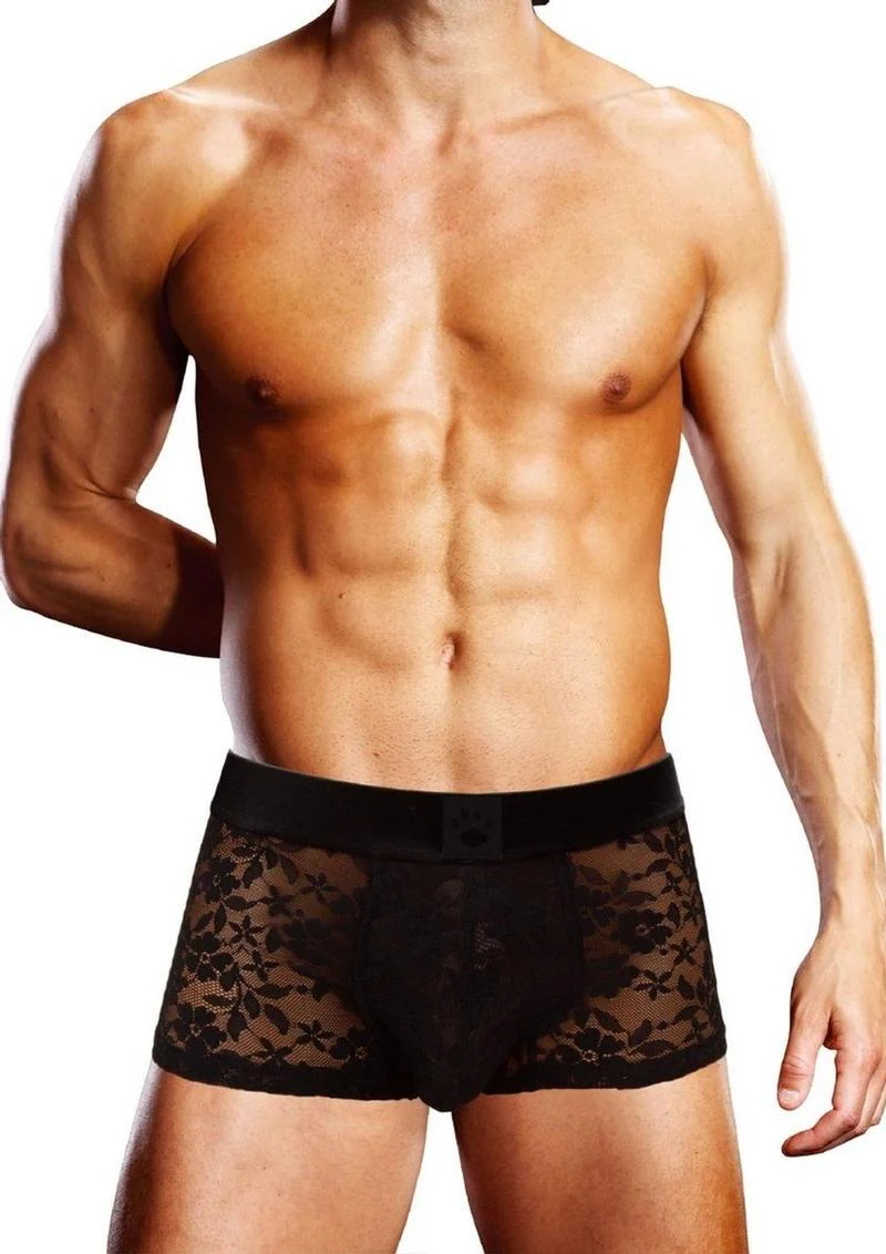 Prowler Lace Men’s Trunk Underwear Black Sexy Sheer Comfort - Image 4