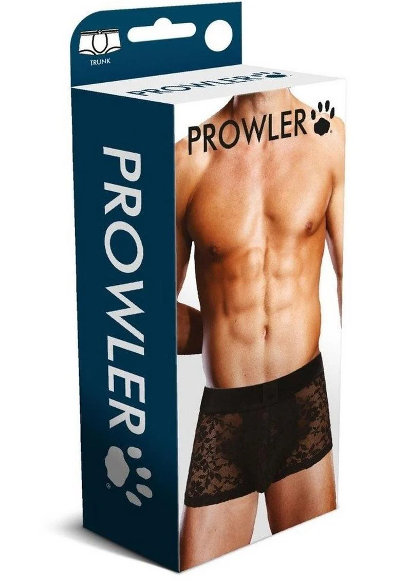 Prowler Lace Men’s Trunk Underwear Black Sexy Sheer Comfort - Image 8