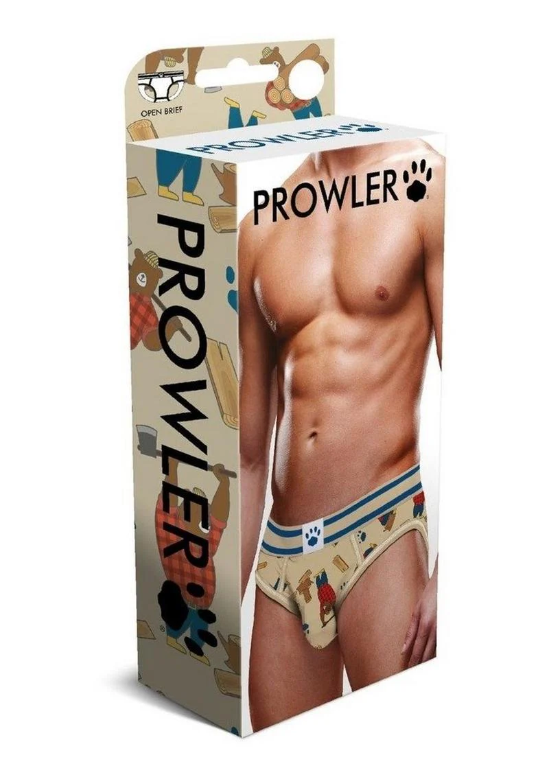 Prowler Lumberbear Men’s Open Brief Underwear Brown Blue - Image 9