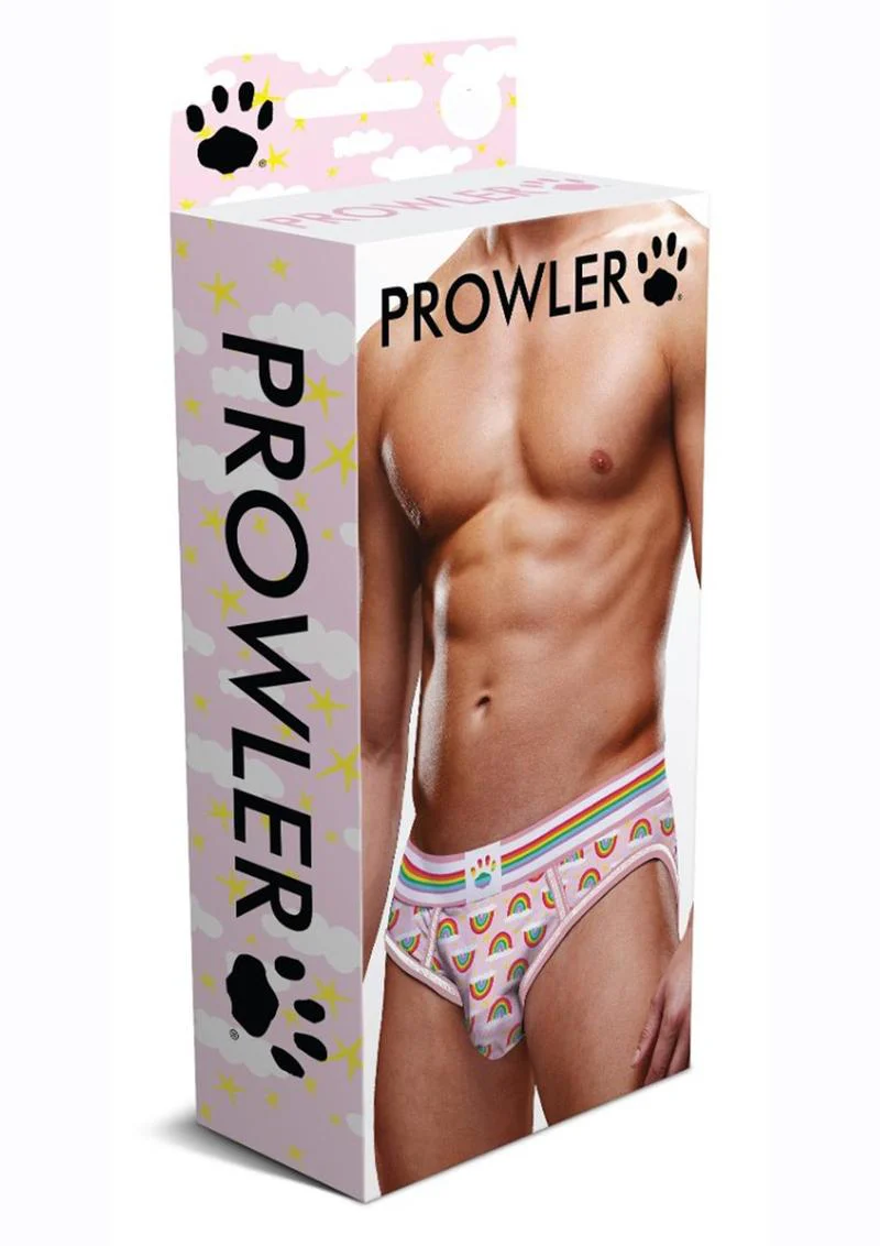 Prowler Rainbow Open Brief Small Multicolor Playful Pride Underwear - Image 5