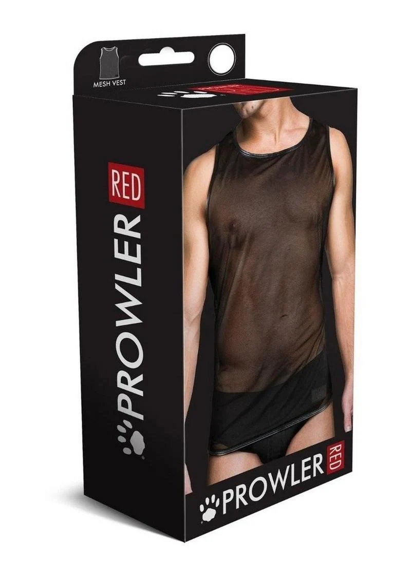 Prowler Red Bold Mesh Design Vest - Image 6