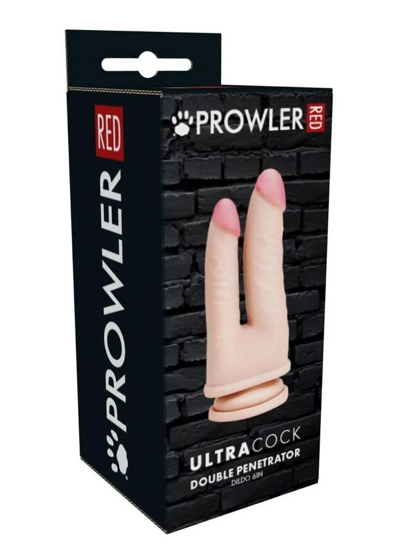 Prowler Red Ultra Cock Double Penetrator Dildo 6 Inch Dual Pleasure - Image 3