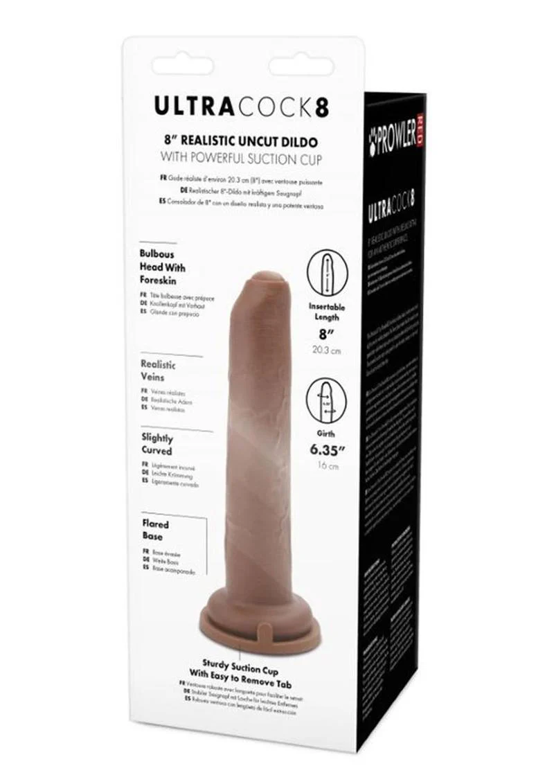 Prowler Red Uncut Ultra Cock Realistic Dildo - Image 7