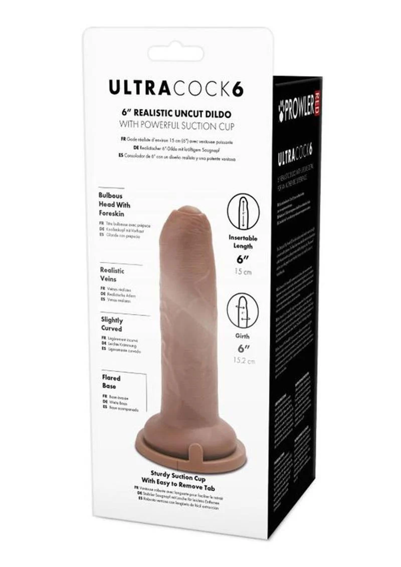 Prowler Red Uncut Ultra Cock Realistic Dildo - Image 8