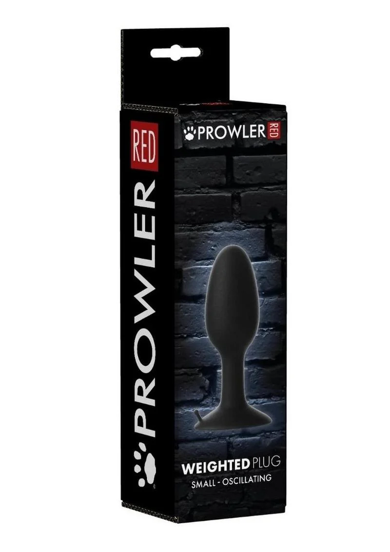 Prowler Red Weighted Oscillating Butt Plug - Image 4
