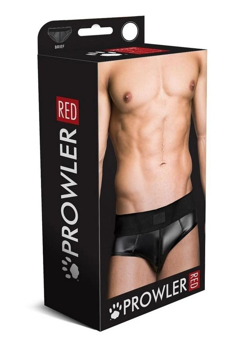 Prowler RED Wetlook Brief Faux Leather Underwear - Image 3