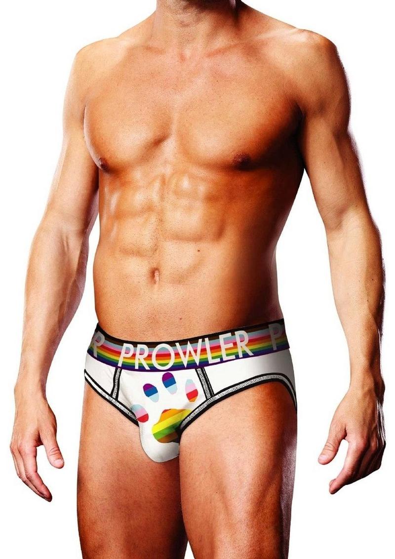 Prowler White Oversized Paw Open Brief - Image 6