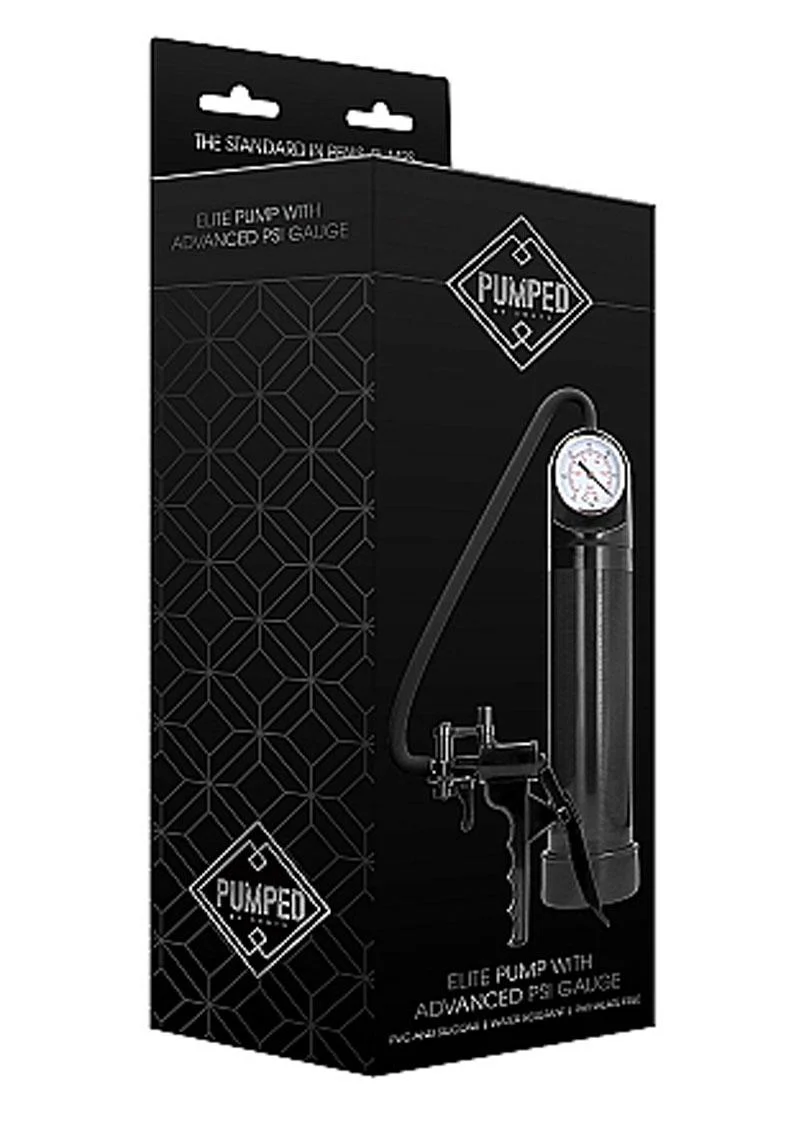 Pumped by Shots Elite Advanced PSI Gauge Penis Pump - Image 3