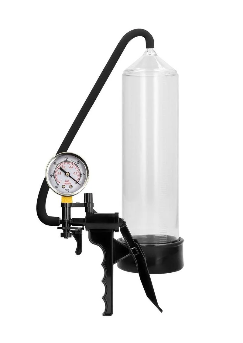 Pumped Elite Beginner Pump with PSI Gauge Clear Cylinder - Image 2