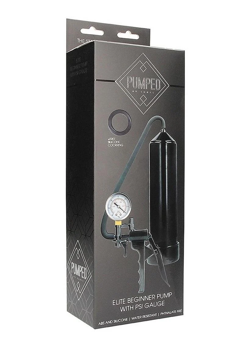 Pumped Lite Elite Beginner Penis Pump with PSI Gauge - Image 4