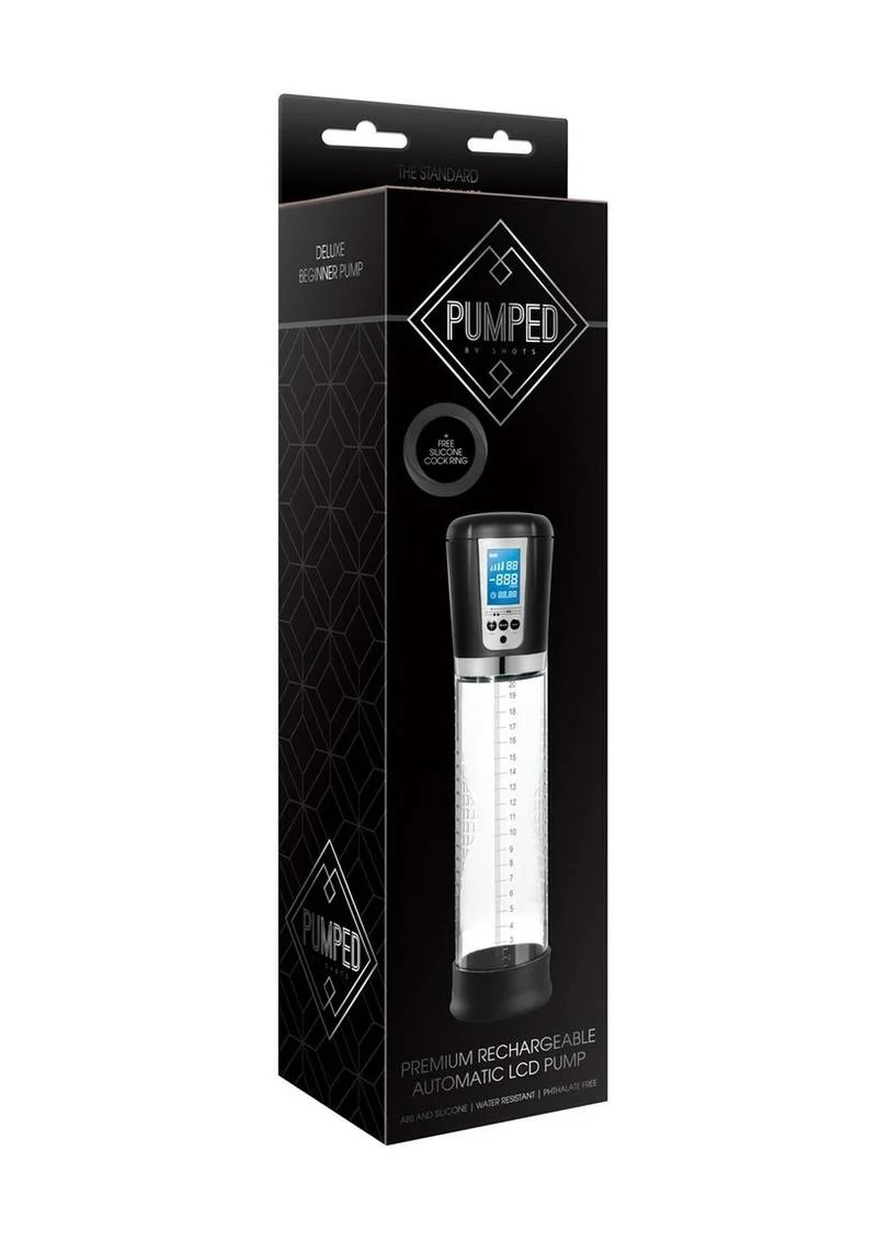 Pumped Premium Rechargeable Automatic LCD Penis Pump - Image 4