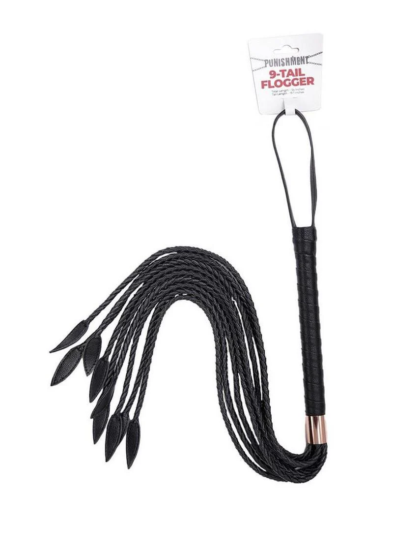 Punishment Braided Tail Flogger - Image 2