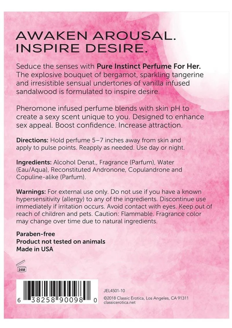 Pure Instinct Pheromone Infused Perfume for Her - Image 4