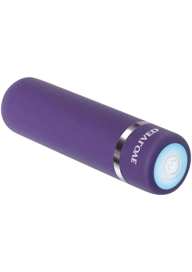 Purple Passion Rechargeable Silky Smooth Bullet Vibrating - Image 2