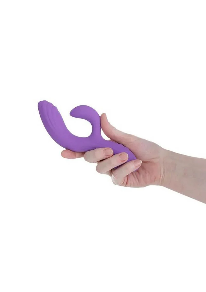 Purple Vibe Silicone Dual Vibrating Massager - Image 2