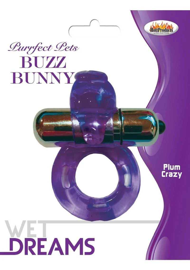 Purrfect Pets Buzz Bunny Vibrating Ring With Comfortable Fit - Image 4