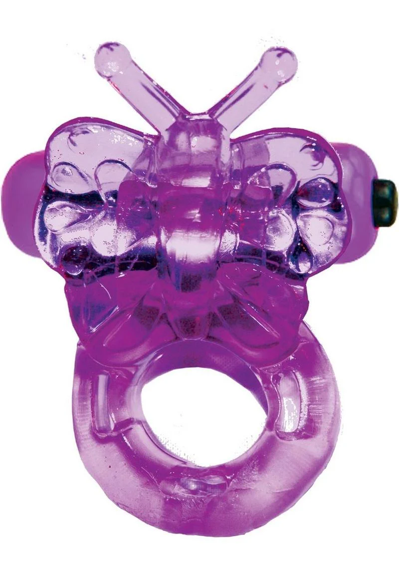Purrfect Pets Buzzy Butterfly Silicone Stimulator with Vibrating Bullet - Image 3
