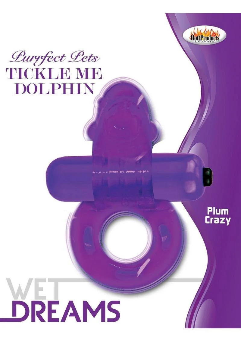 Purrfect Pets Tickle Me Dolphin Silicone Stimulator with Vibrating Bullet - Image 3