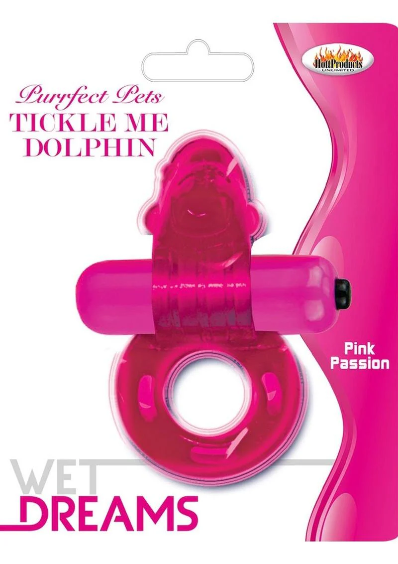 Purrfect Pets Tickle Me Dolphin Silicone Stimulator with Vibrating Bullet - Image 4