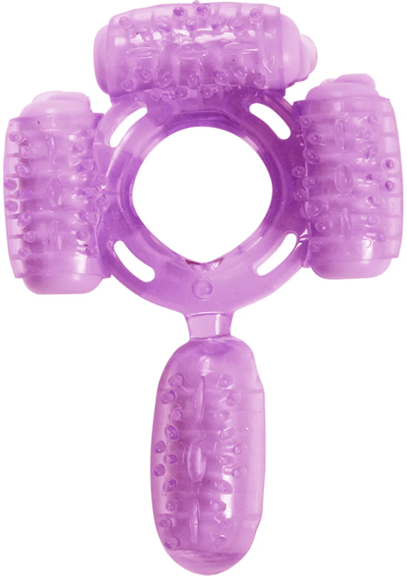 Quad Dinger Super Quad Vibrating Cock Ring - Image 2