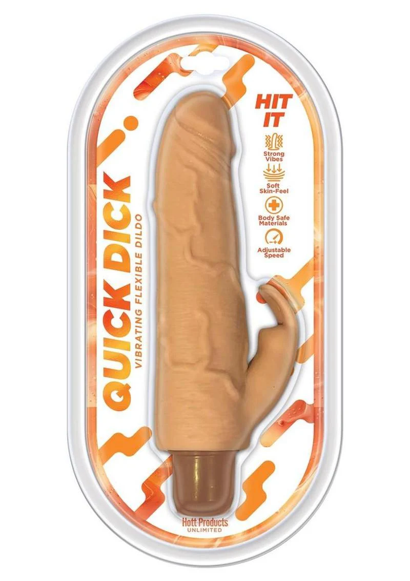 Quick Dick Hit It Vibrating Flexible And Powerful Dildo - Image 2