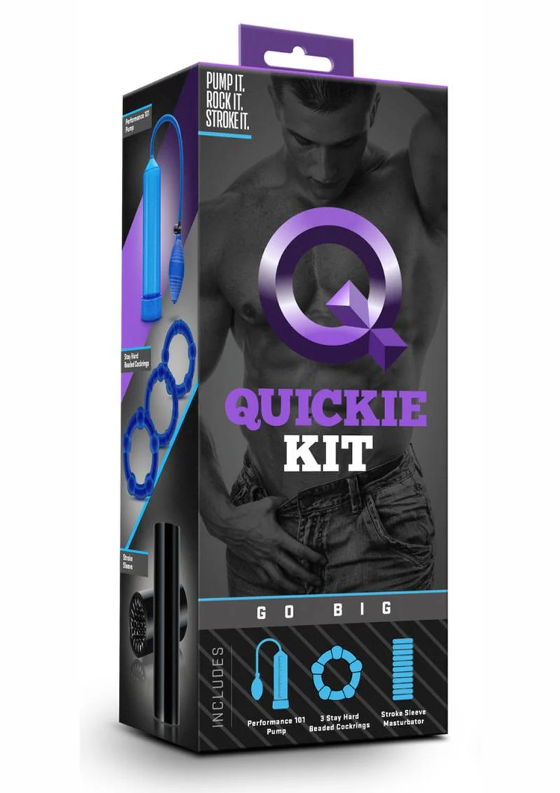 Quickie Kit Go Big Performance Pump Masturbator Kit - Image 4