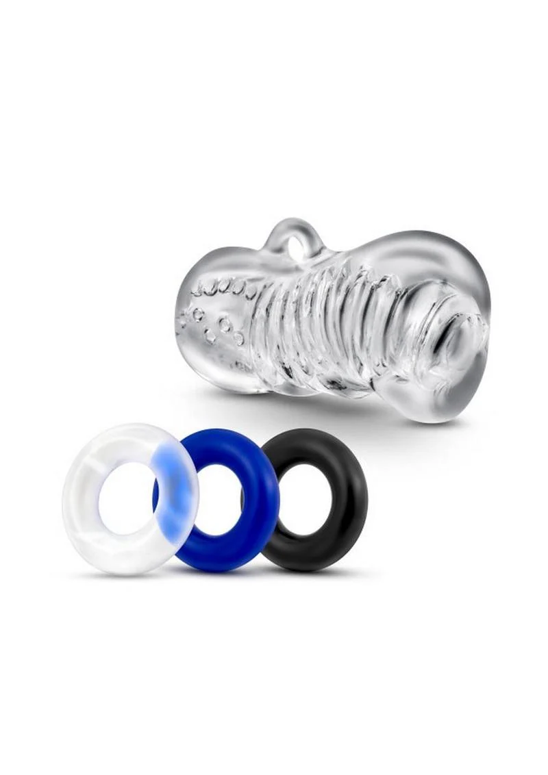 Quickie Kit Jerk Off Set Hand Stroker And Stay Hard Donut Rings - Image 2