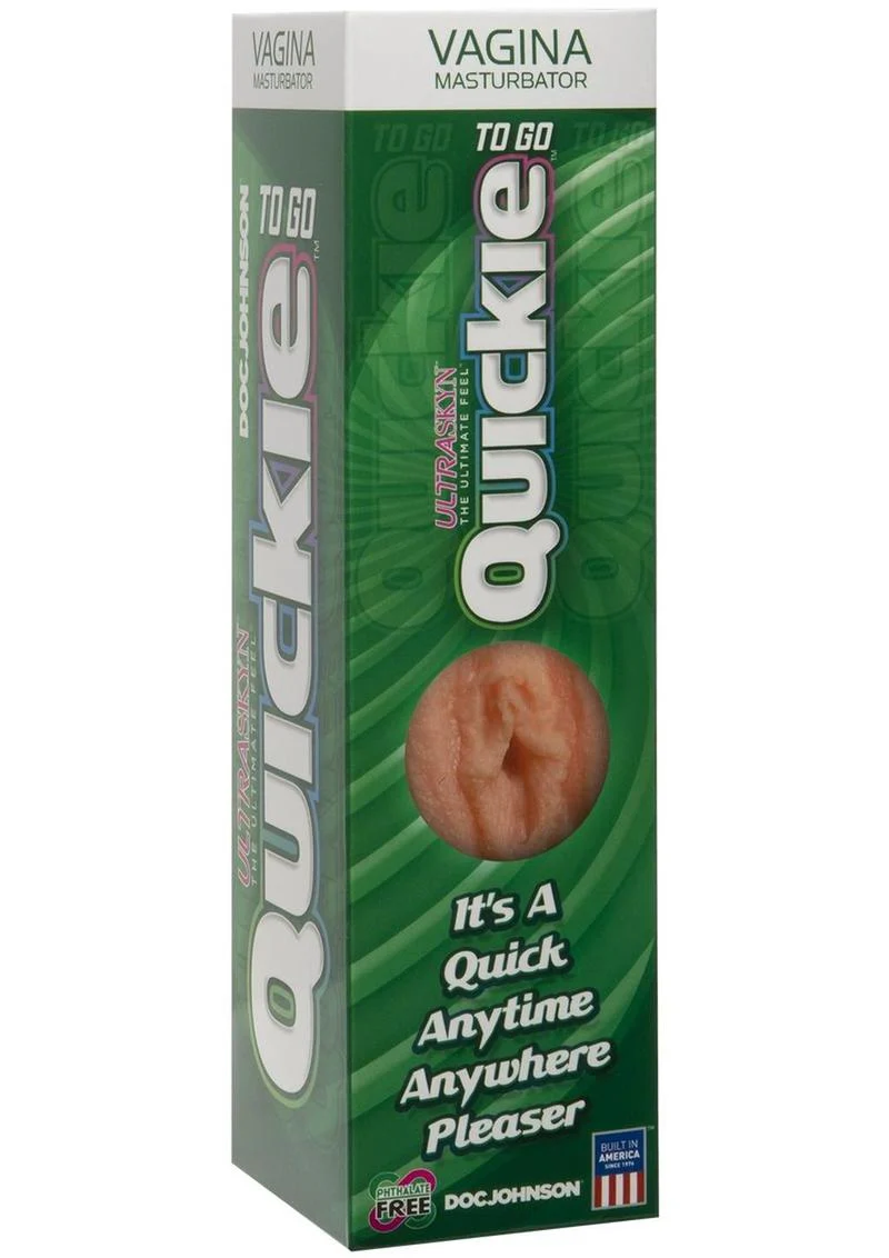 Quickie To Go UltraSkyn Vagina Masturbator Vanilla - Image 3