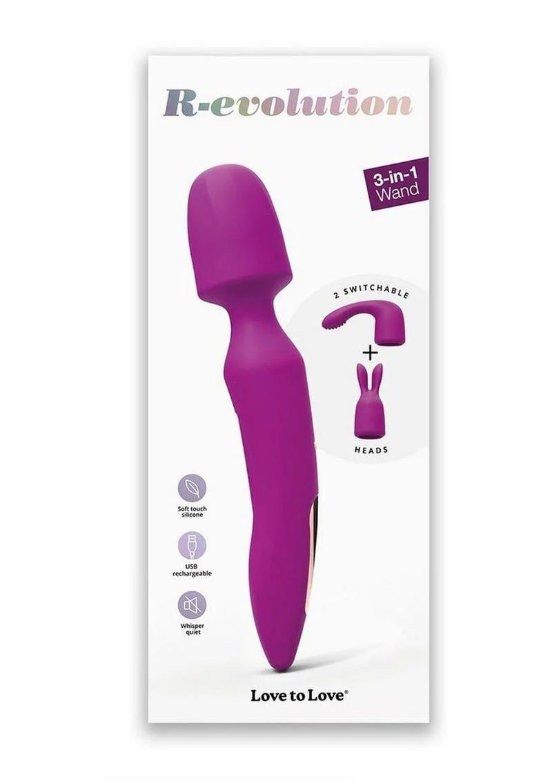 R Evolution Silicone Rabbit Vibrator Sweet Orchid - Image 3