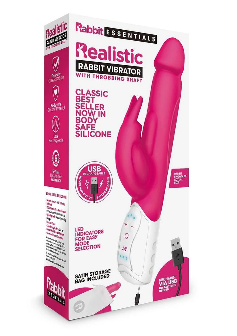 Rabbit Essentials Realistic Rabbit Vibrator - Image 8
