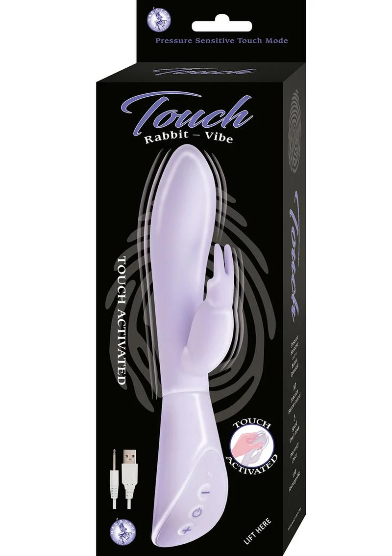 Rabbit Vibe Pressure Rechargeable Sensitive Touch Activated - Image 4