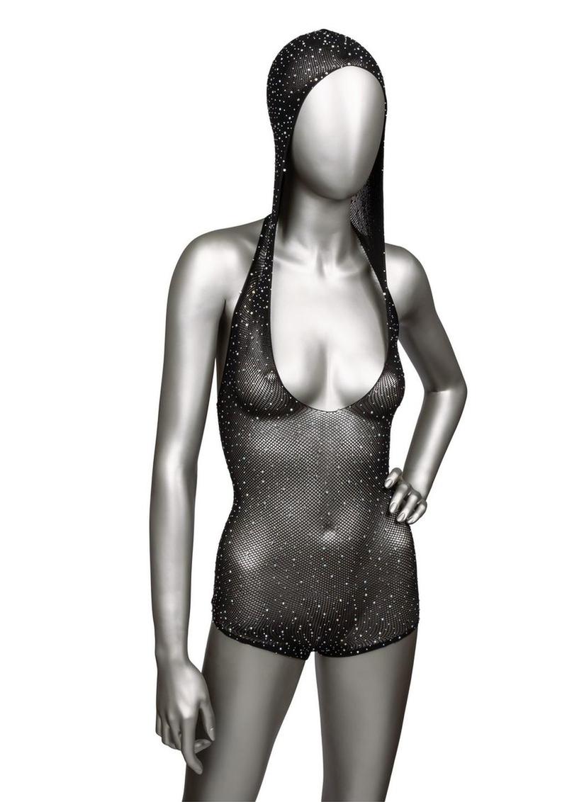 Radiance Hooded Deep V Bodysuit - Image 2