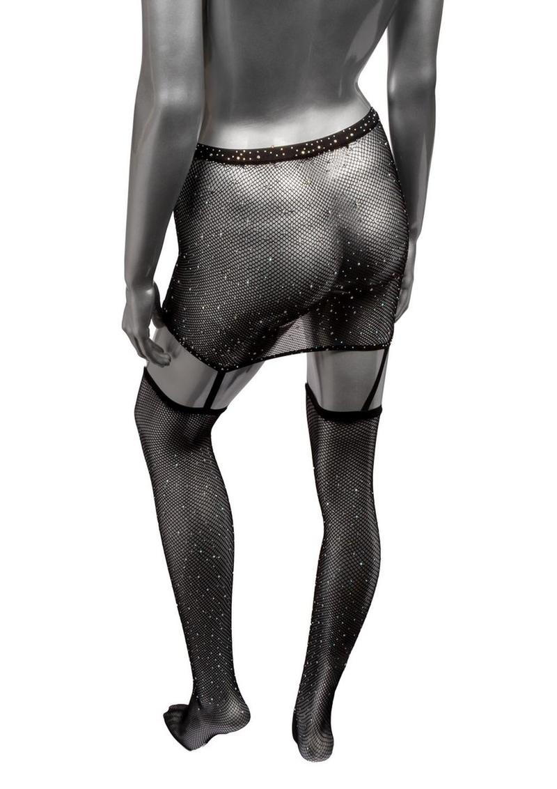 Radiance One-Piece Garter Skirt with Thigh Highs - Image 4