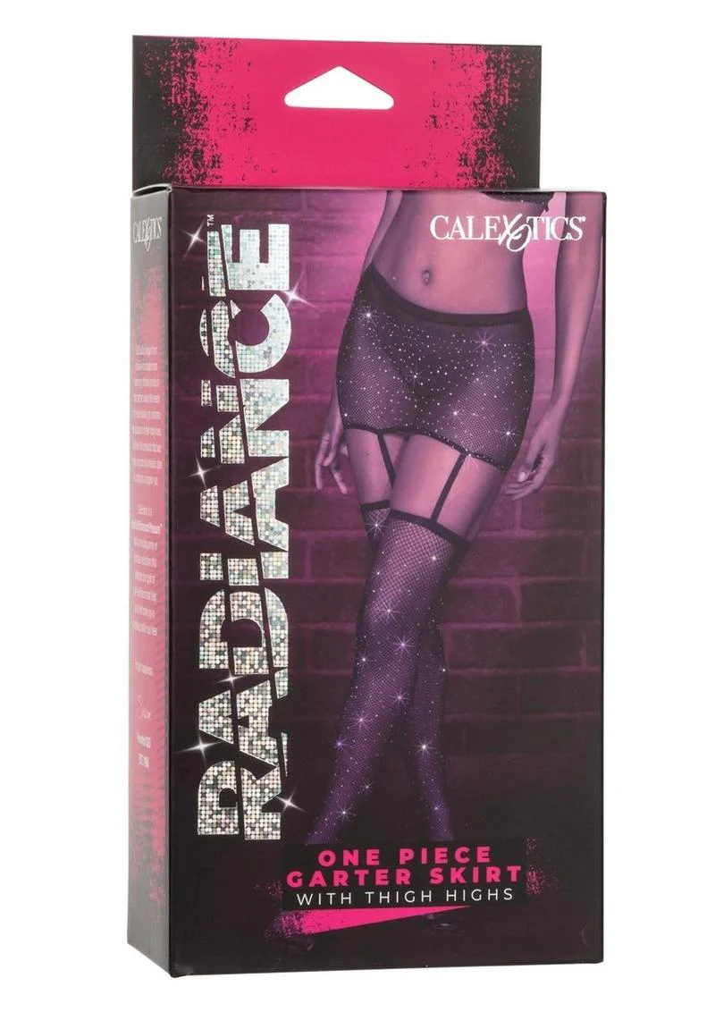 Radiance One-Piece Garter Skirt with Thigh Highs - Image 6