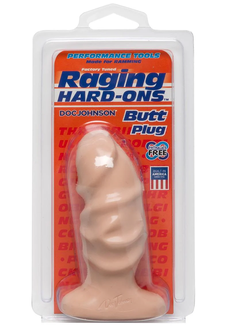 Raging Hard Ons Large Textured Butt Plug by Doc Johnson - Image 2