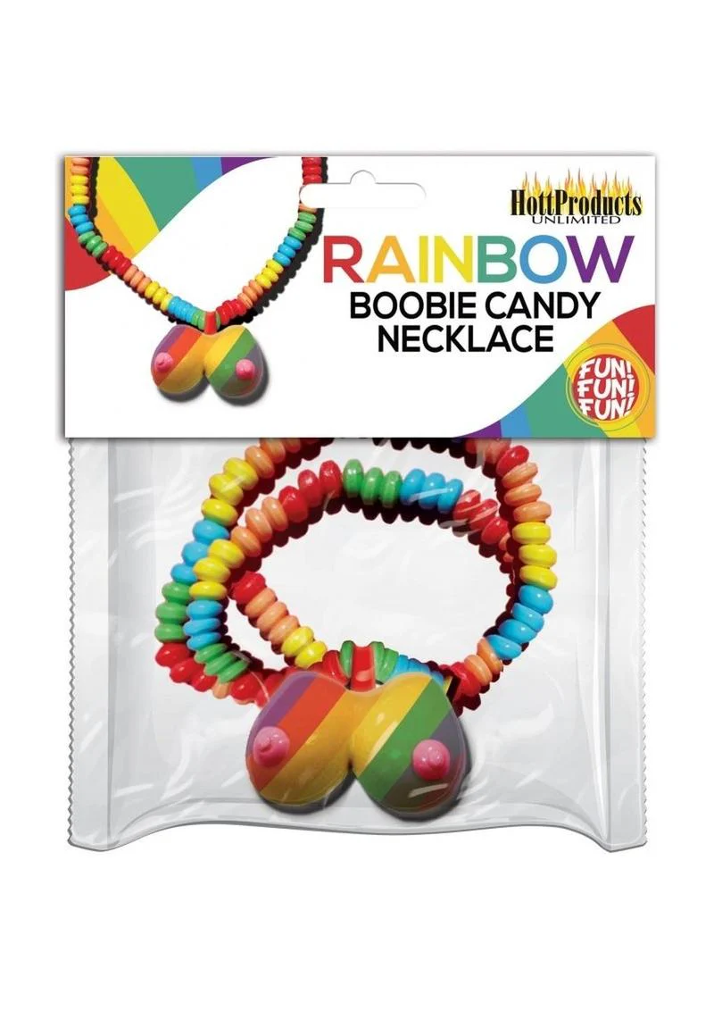Rainbow Boobie Candy Necklace Edible Necklace - Image 2