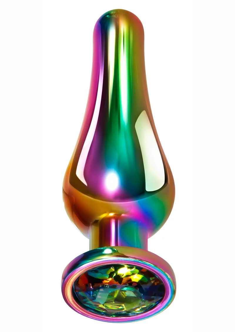 Rainbow Metal Anal Plug - Image 4